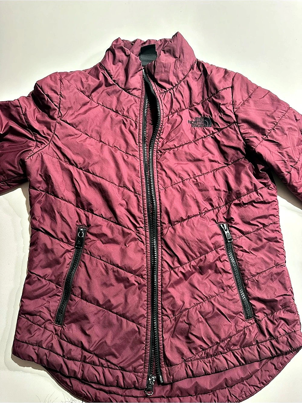 The North Face Women's Pink Puffer Jacket Size XS Like New